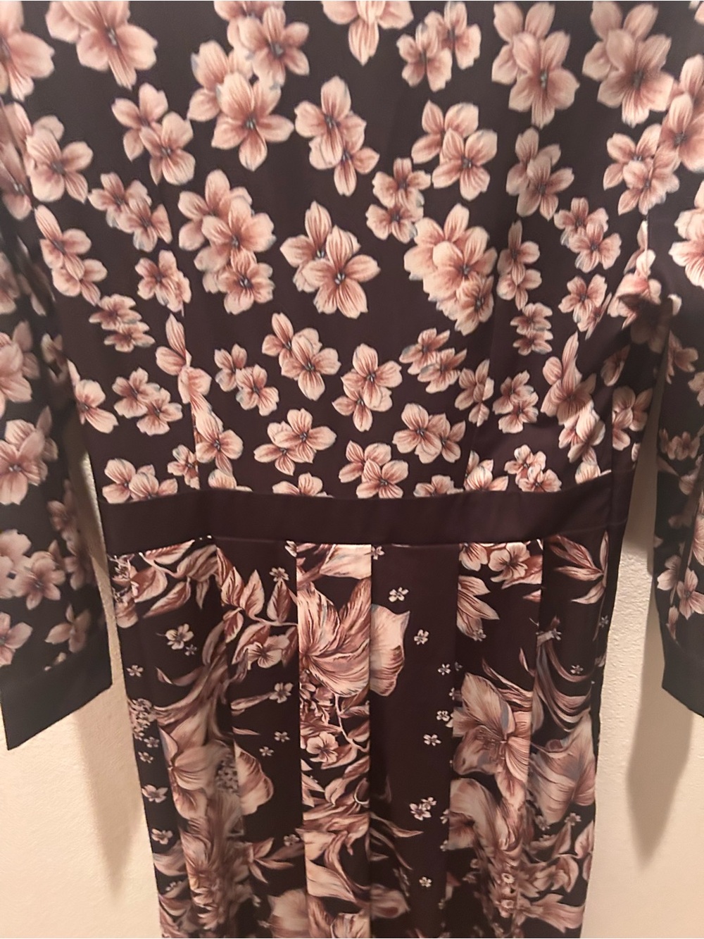 Dalia Macphee Floral Tie-Neck Maxi Dress - Picture 5 of 5